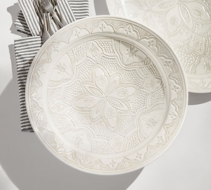 6) Asfi Melamine Serving Bowl & Platter Set