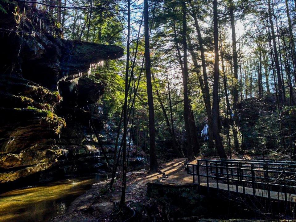 Hocking Hills State Park in Logan, Ohio.