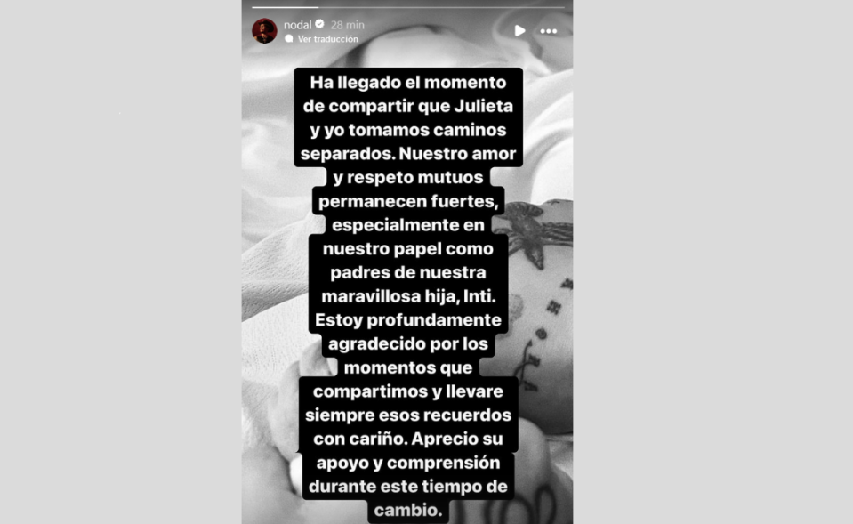 Comunicado Nodal Instagram / Cortesía 