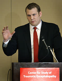 Chris Nowinski is the face of Boston University's CTE study, but some of his claims have been questioned