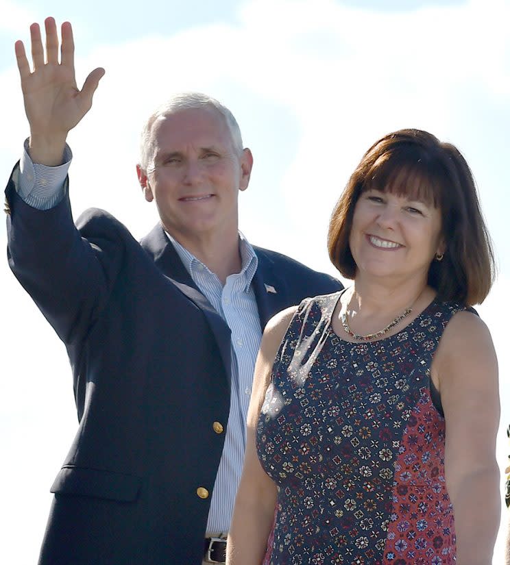 Vice President Mike Pence and his wife, Karen Pence