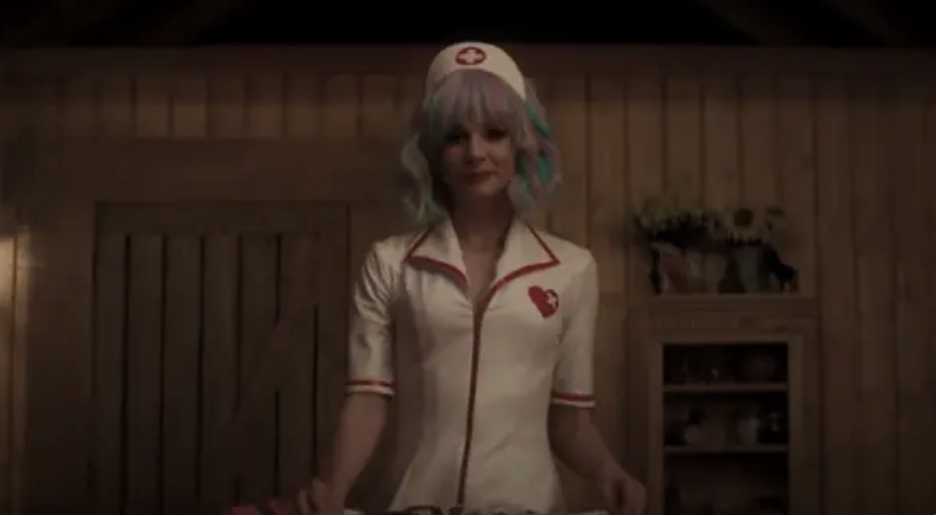 Carey Mulligan dressed as a nurse in "Promising Young Woman"