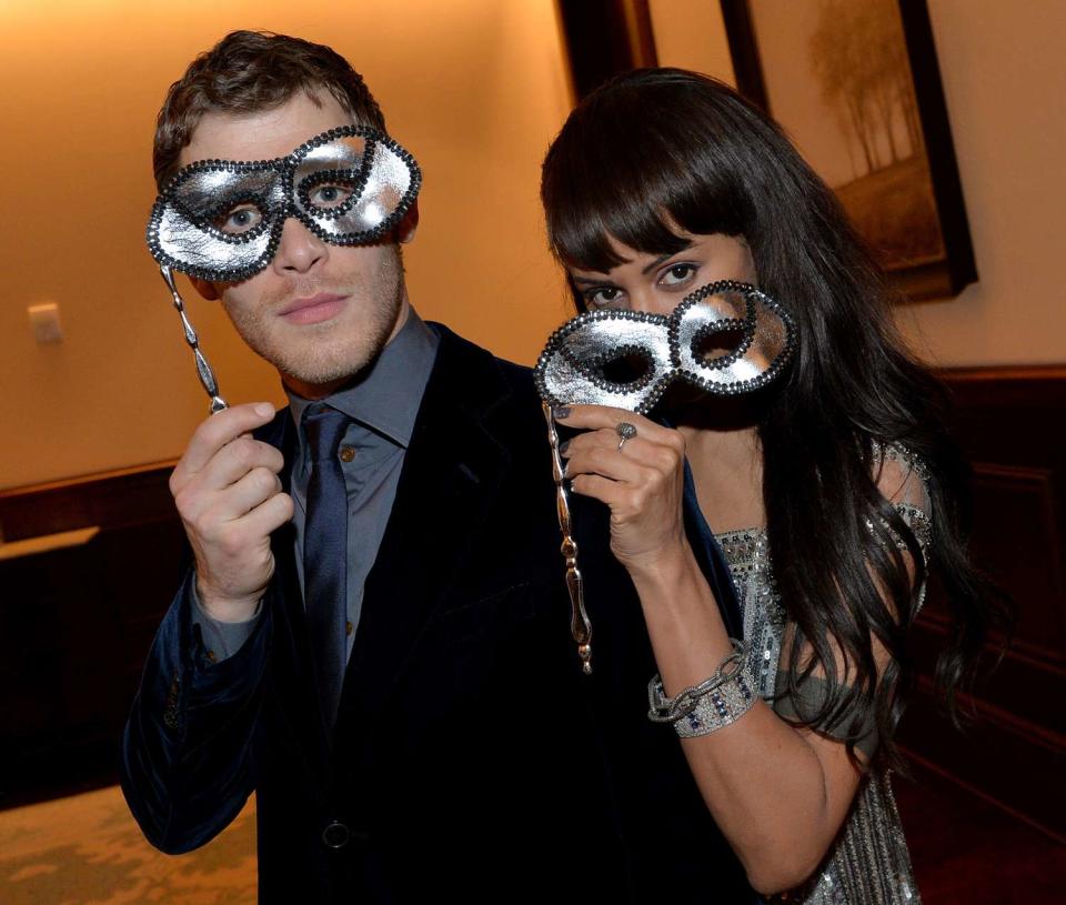 Joseph Morgan and Persia White attend The Vampire Diaries 100th Episode Celebration on November 9, 2013 in Atlanta, Georgia