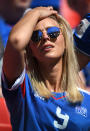 <p>An Iceland fan enjoys the pre match atmosphere prior to the 2018 FIFA World Cup Russia group D match between Argentina and Iceland at Spartak Stadium on June 16, 2018 in Moscow, Russia. (Photo by Matthias Hangst/Getty Images) </p>