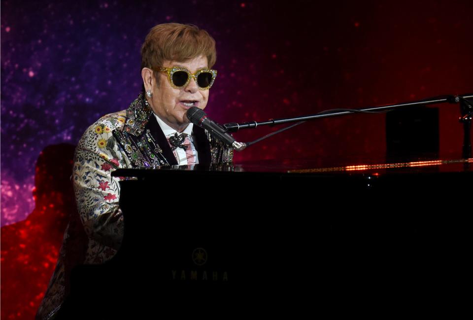 Melissa Thomas' love for Elton John started as a teen when she found one of the singer's early abums in her dad's collection. (Photo by Evan Agostini/Invision/AP)