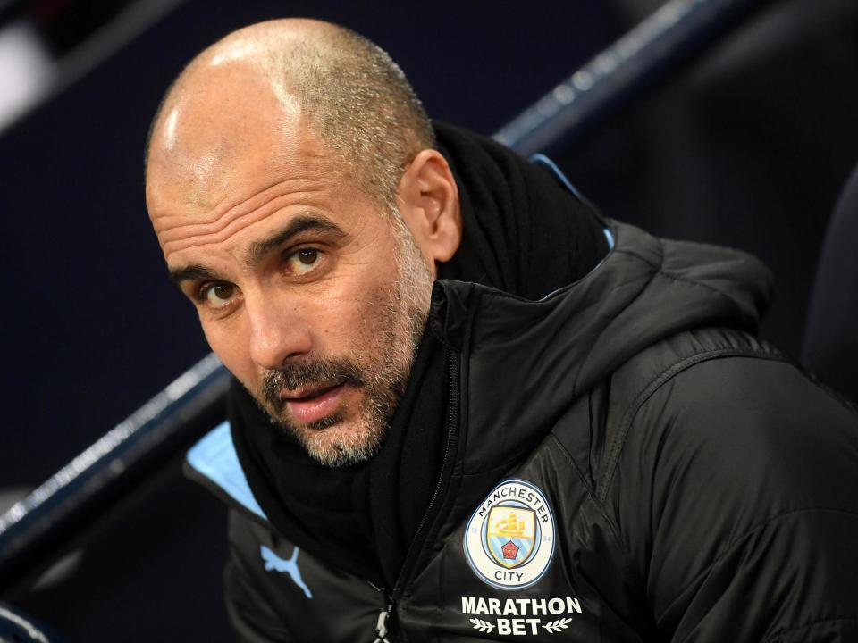 Manchester City manager Pep Guardiola: Getty Images