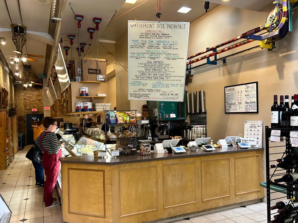 Waterfront Deli is a go-to spot for downtown workers to stop in for a quick and delicious weekday lunch or breakfast. The deli sits in a building that's over 100 years old.