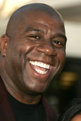 Earvin "Magic" Johnson at the Hollywood premiere of Universal Pictures' The Bourne Supremacy