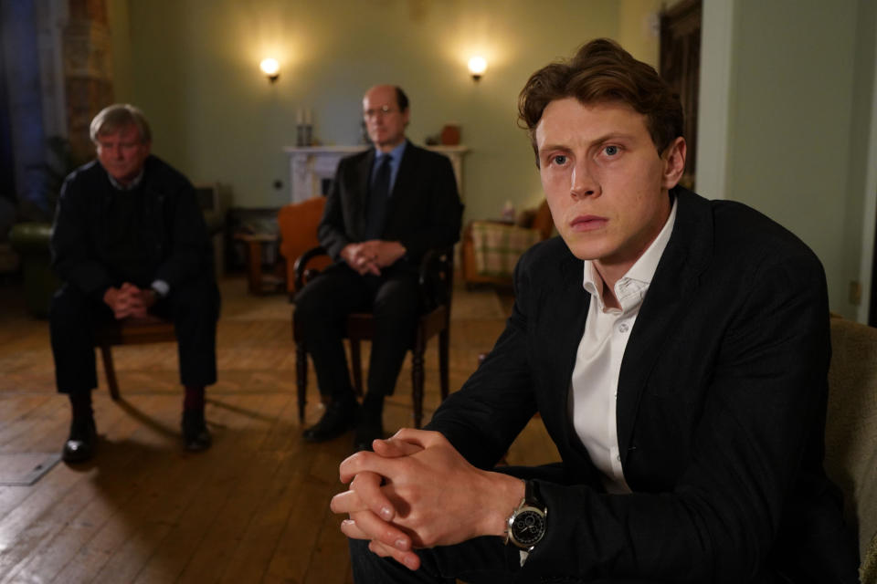 WARNING: Embargoed for publication until 00:00:01 on 12/10/2021 - Programme Name: The Trick - TX: n/a - Episode: The Trick - Ep1 (No. 1) - Picture Shows:  Sam Bowen (GEORGE MACKAY) - (C) Vox Pictures - Photographer: Rory Taylor