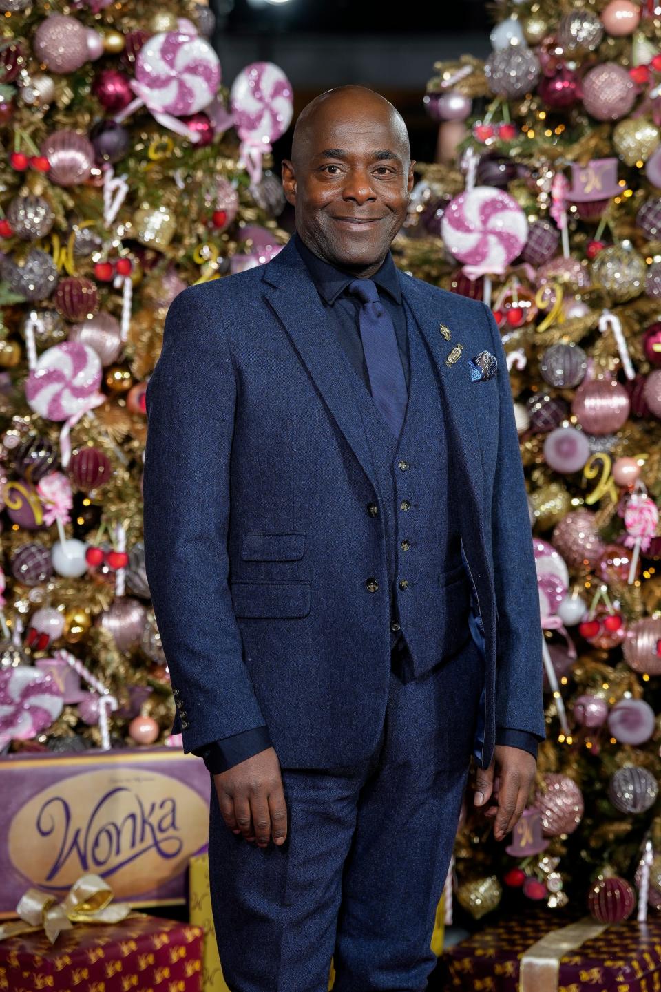 Paterson Joseph at the world premiere of "Wonka" in London.
