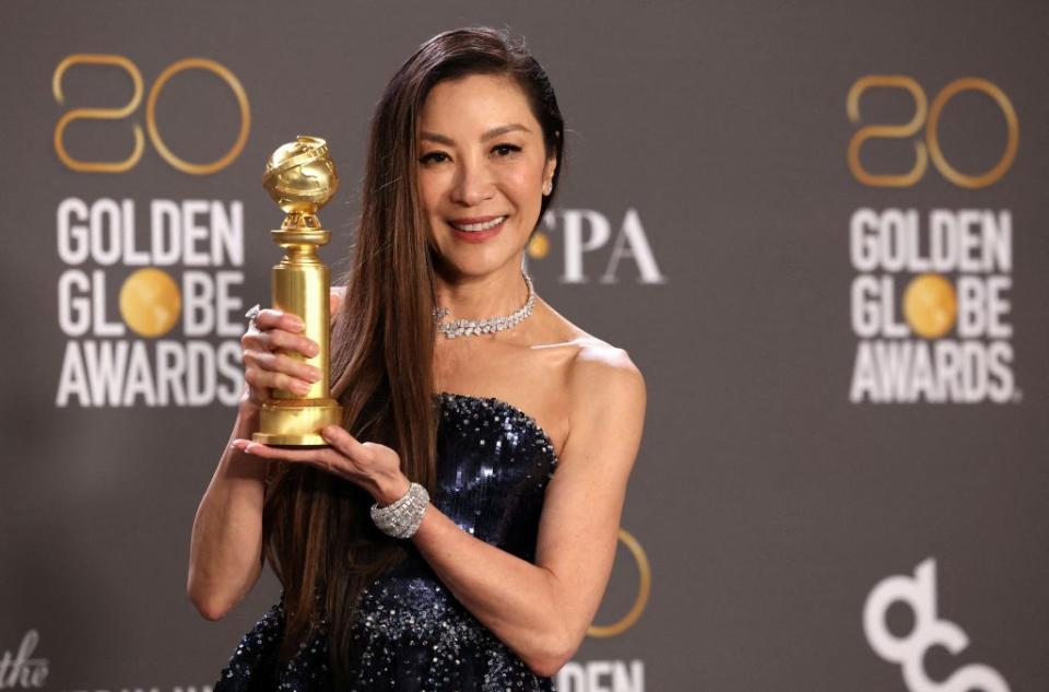 楊紫瓊以《媽的多重宇宙》入圍奧斯卡金像獎。（路透）