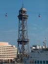 La torre de Jaume, del teleférico de Barcelona, España. João Carvalho/Wikimedia.Commons