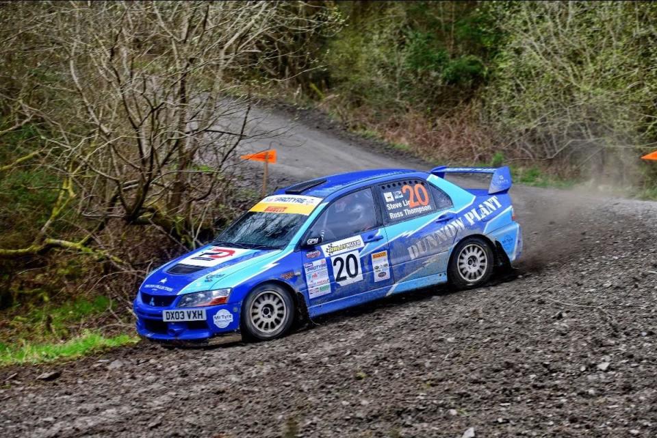 Clifton upon Teme's Steve Link and Russ Thompson manoeuvred their way to third place in the Rallynuts Severn Valley Stages round of the BTRDA Rally Series Gold Star Championship <i>(Image: Rallynuts)</i>