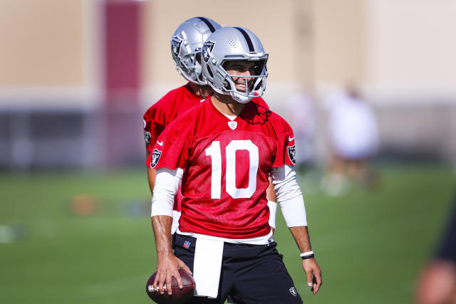 Raiders QB Jimmy Garoppolo sharp in practice against former 49ers teammates