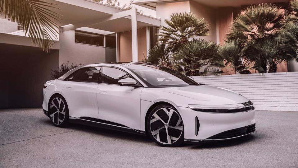 Lucid Air Dream Edition在得到EPA公布的520續航里程後，決定增加生產量至520台。（圖片來源/ Lucid）