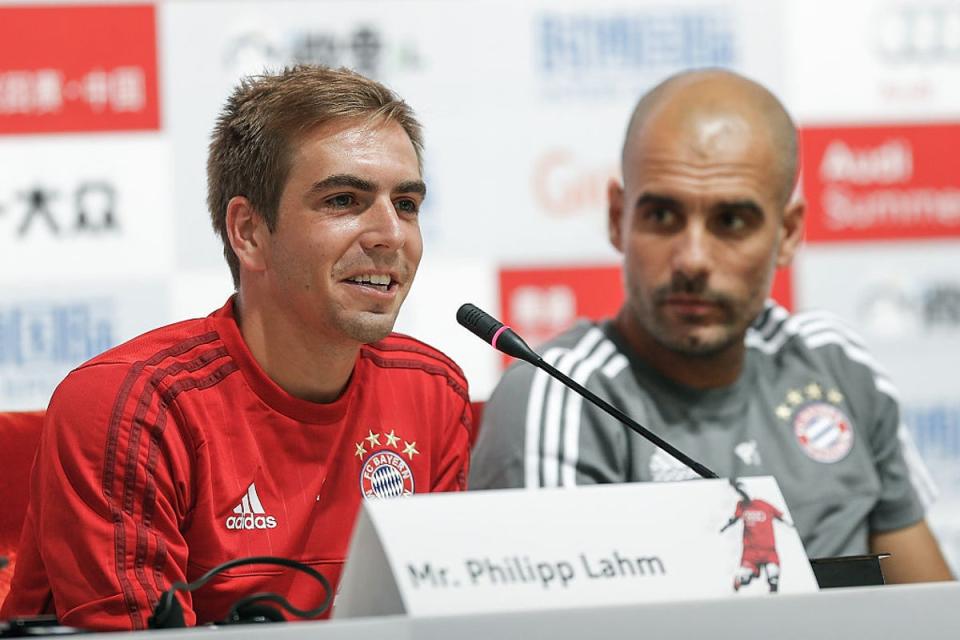 Guardiola changed Lahm’s position once he arrived at Bayern Munich (Getty Images)