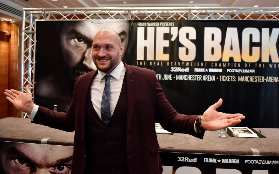 Tyson Fury’s return to the ring makes the heavyweight division so much more intriguing - AFP