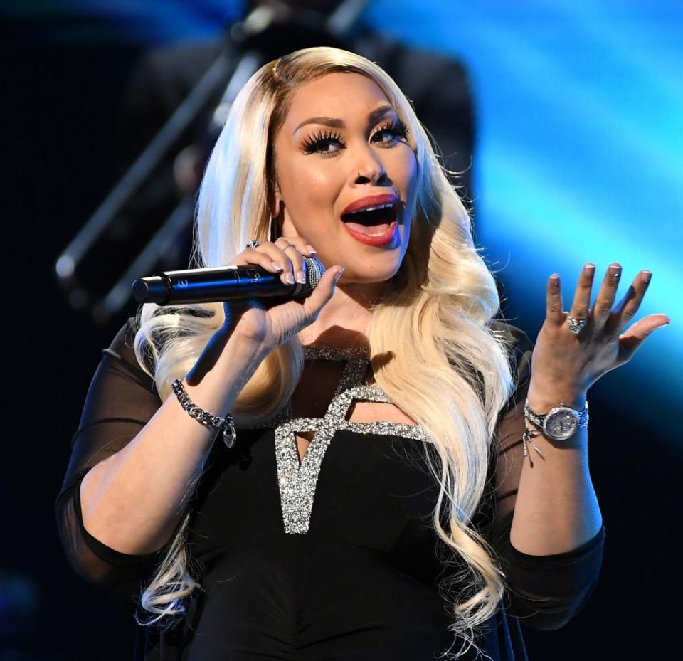 Singer KeKe Wyatt performs onstage during 2019 Black Music Honors at Cobb Energy Performing Arts Centre on September 05, 2019 in Atlanta, Georgia. (Photo by Paras Griffin/Getty Images for Black Music Honors)