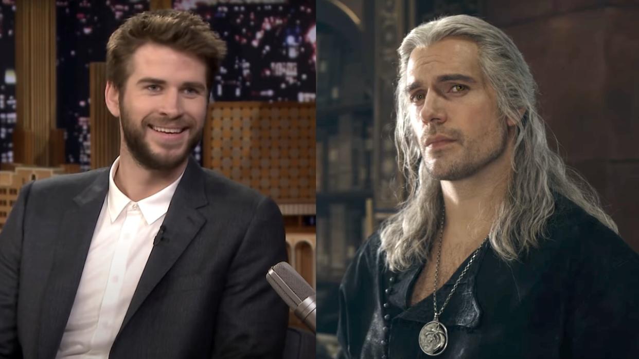  Liam hemsworth on the tonight show and henry cavill on the witcher. 