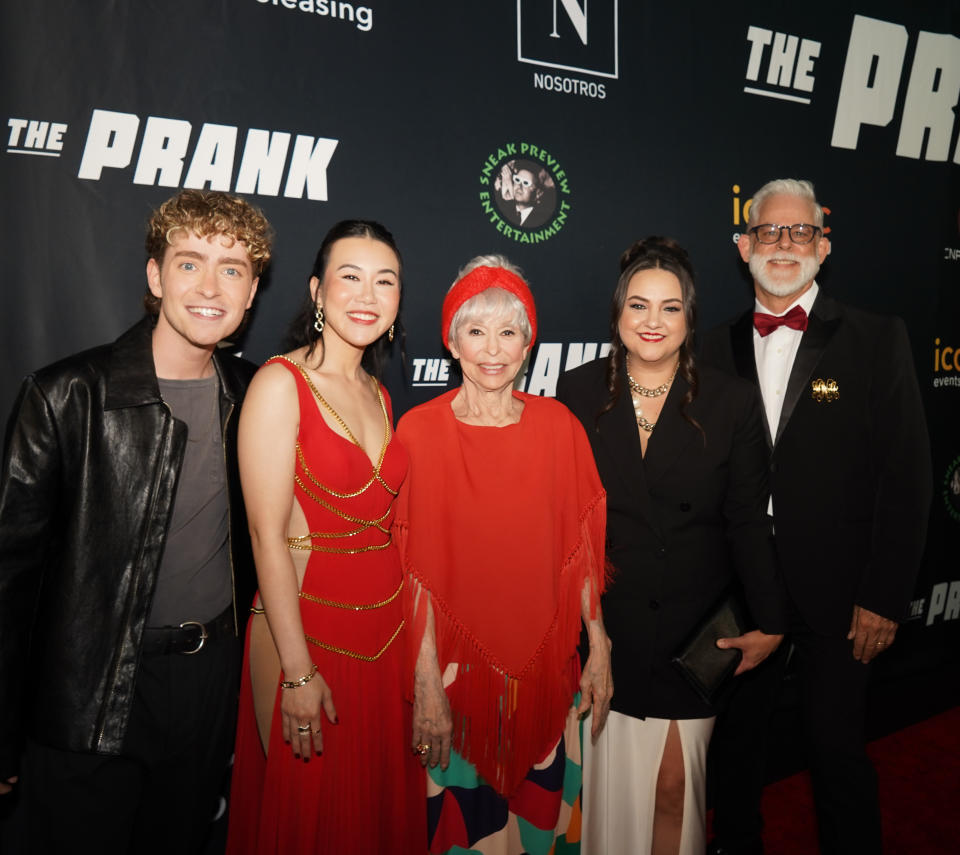 Connor Kalopsis, Ramona Young, Rita Moreno, Maureen Bharoocha and Steven Wolf