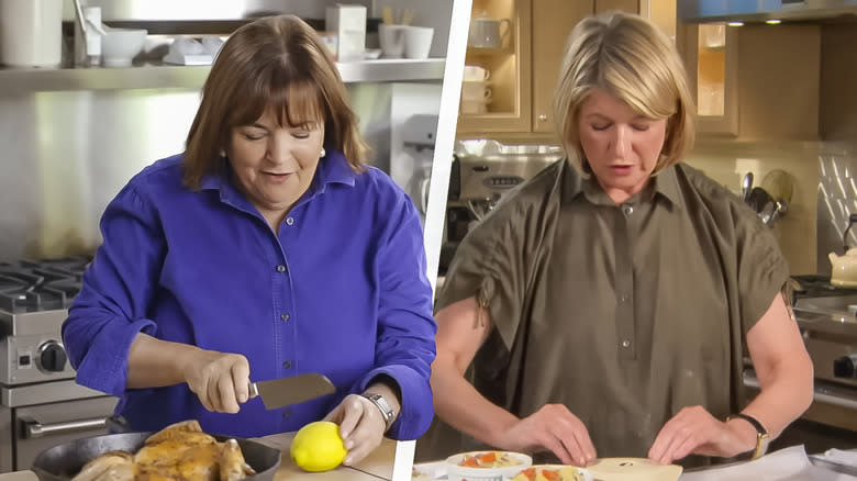 Ina Garten and Martha Stewart