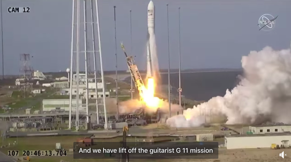 Facebook closed captions on NASA launch