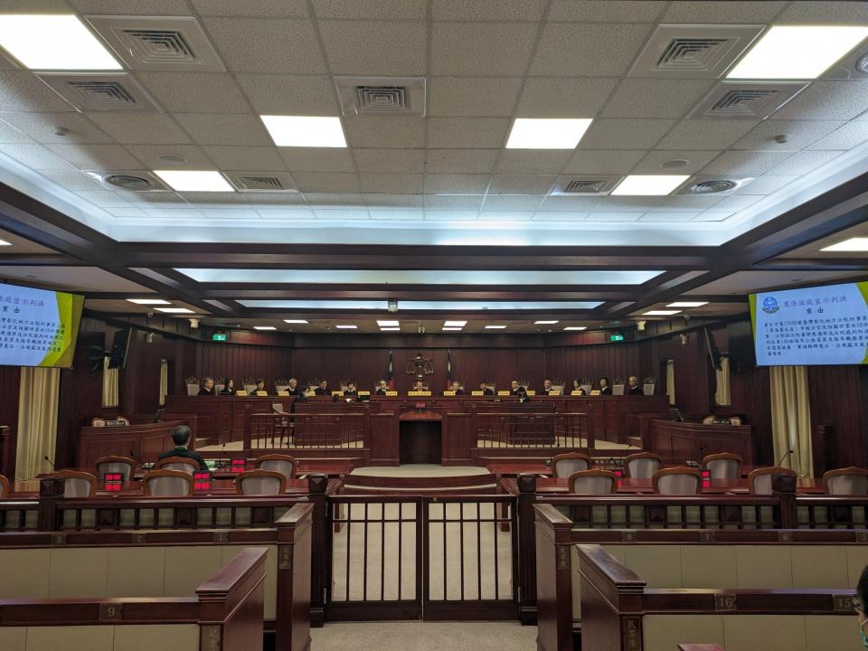 憲法法庭8月6日召開國會職權修法釋憲案言詞辯論。吳政峰攝