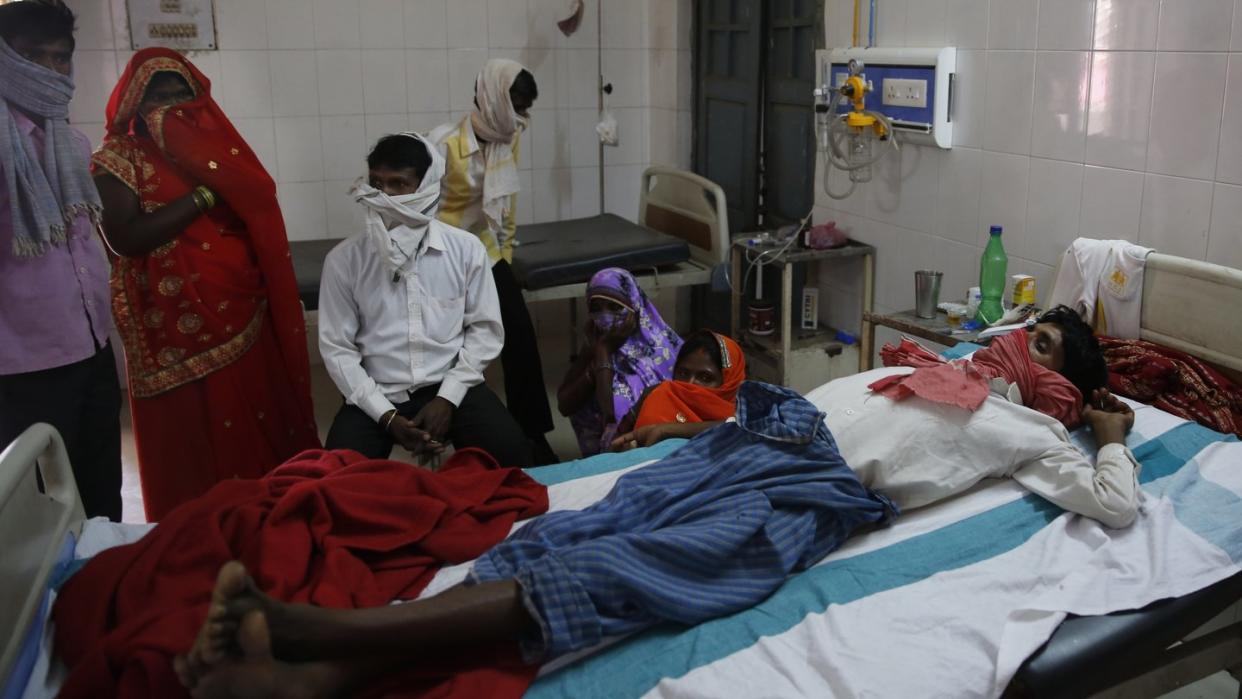 Tuberkulose-Patient im indischen Varanasi: 1,6 Millionen Menschen starben 2017 nach WHO-Angaben an Tuberkulose. Foto: Rajesh Kumar Singh/AP