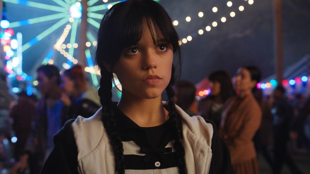  Jenna Ortega in Wednesday and Finestkind 