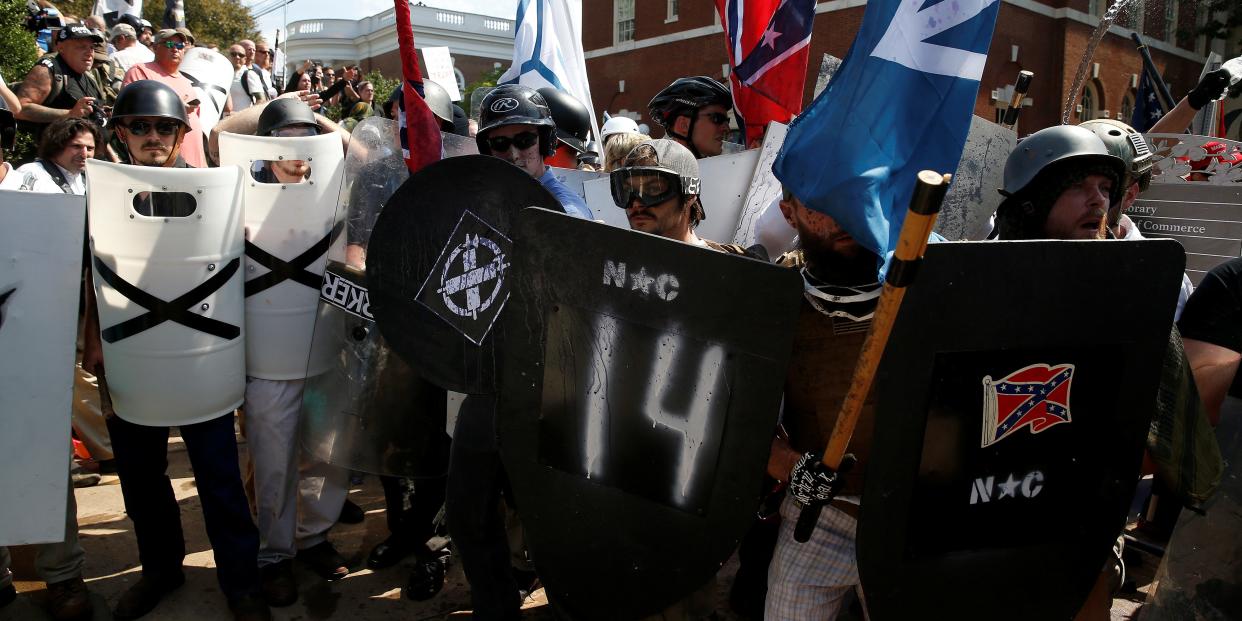 Charlottesville white supremacists 2017