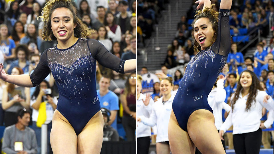 Katelyn Ohashi in action. Image: Getty