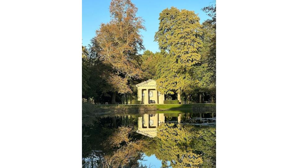 The temple near the lake at Althorp House