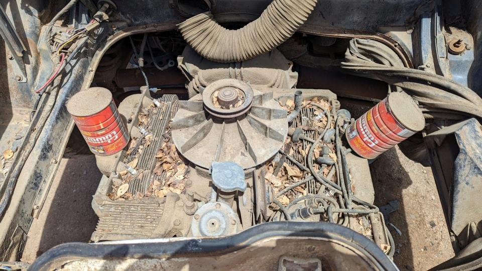 1968 chevrolet corvair in colorado wrecking yard