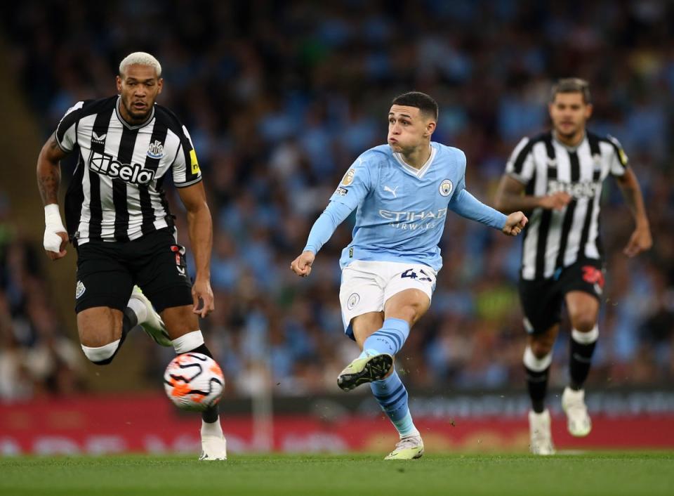 Foden was electric against Newcastle (EPA)