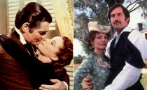 <p>The epic romance of 1939 - starring Clark Gable and Vivien Leigh - wasn’t followed up until ‘Scarlett’ in 1994, a six-hour miniseries for CBS with Joanne Whalley-Kilmer as Scarlett O’Hara and Timothy Dalton as Rhett Butler – Credits: MGM/CBS </p>