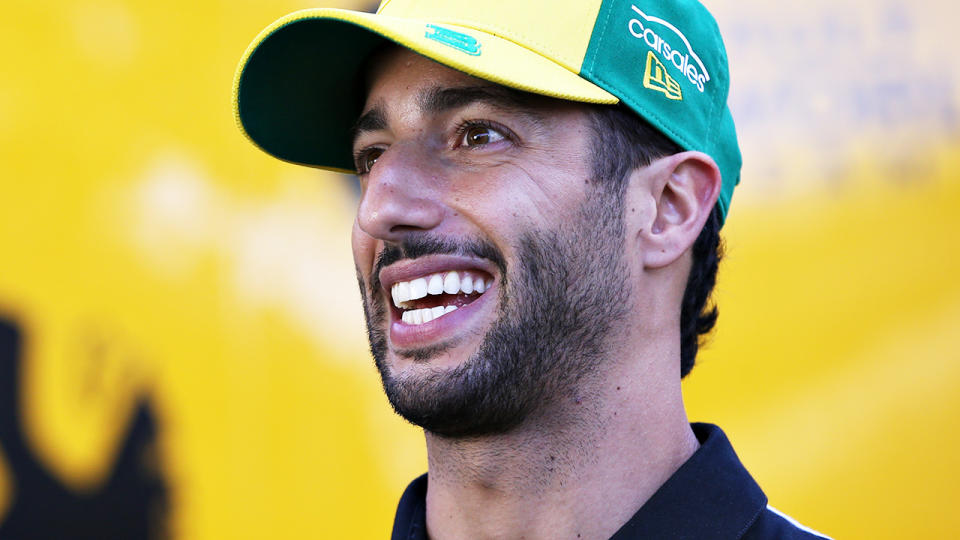 Daniel Ricciardo, pictured here before the cancelled Australian Grand Prix in March.