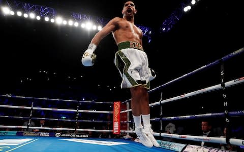 Amir Khan defeats Phil Lo Greco by TKO inside 40 seconds on return to the ring