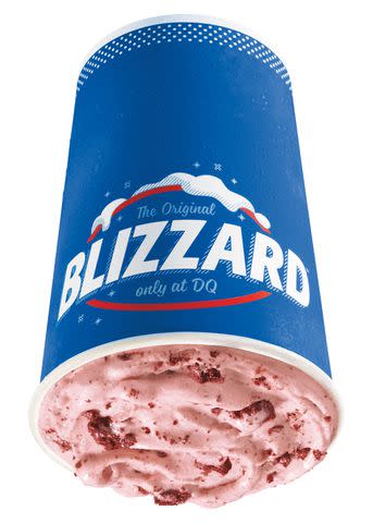 <p>Dairy Queen</p> Dairy Queen Red Velvet Cake Blizzard Treat