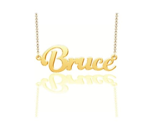 Bruce Gold-Plated Nameplate. (Photo: Amazon)