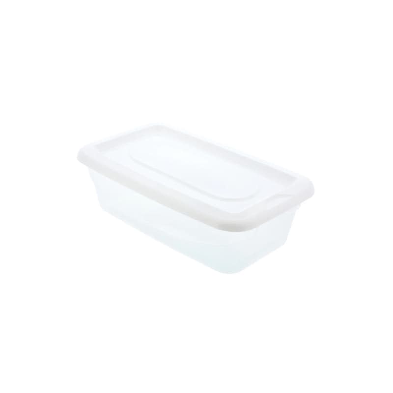 Essentials Plastic Storage Boxes with Lids