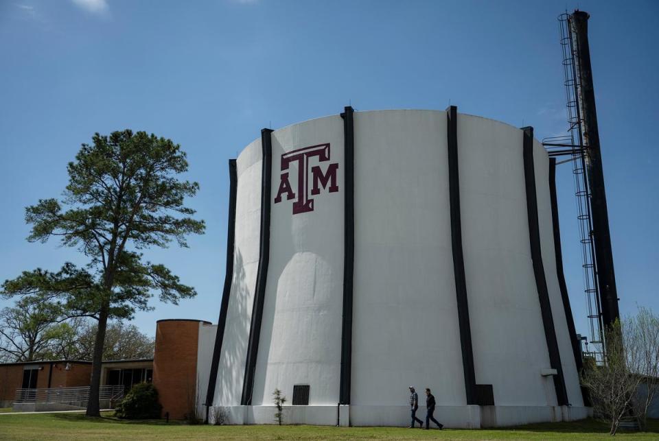 Texas A&M University’s Nuclear Science Center is seen Monday, March 11, 2024 in College Station. The center contains a Training, Research, Isotopes, General Atomics (TRIGA) nuclear research reactor which is used for academic research and training.