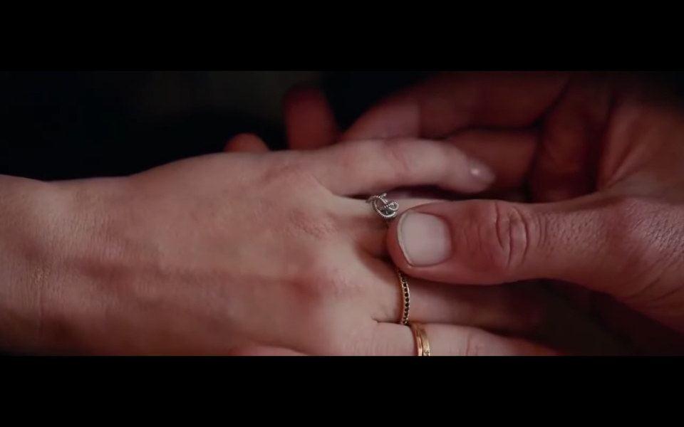 <p>While there were many heart-melting moments in <em>A Star is Born,</em> the proposal with the tied guitar string ring and private moment just between Ally and Jack was one of our all-time favorites.</p>