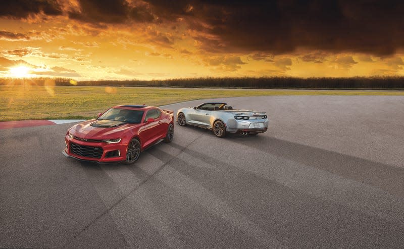 2021 Chevy Camaro ZL1 Coupe and Convertible
