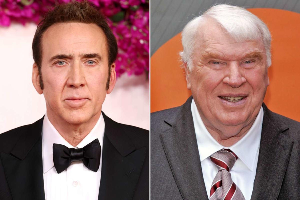 Nicolas Cage will play NFL legend John Madden in his upcoming biopic