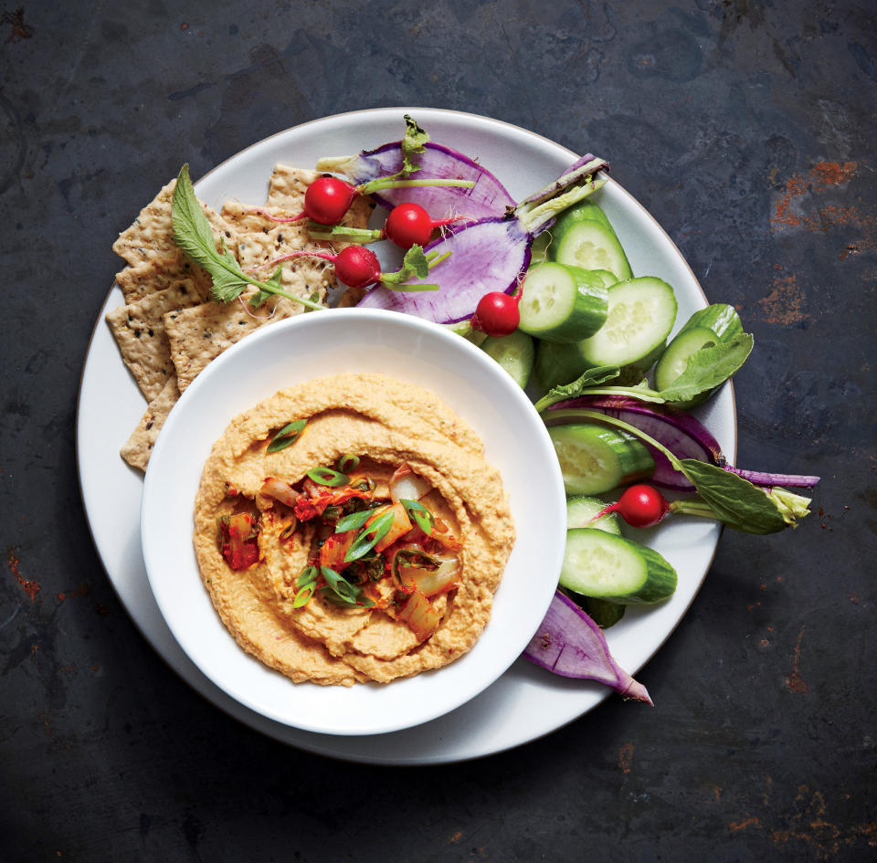 Kimchi-Sesame Hummus