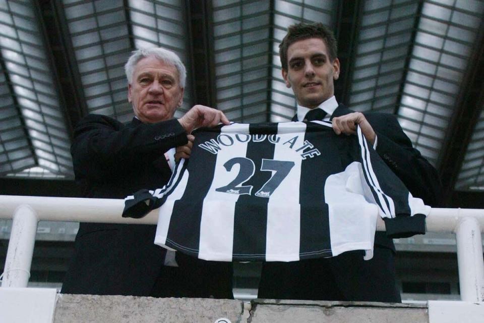 Jonathan Woodgate signed for Newcastle on this day in 2003 (Owen Humphreys/PA) (PA Archive)