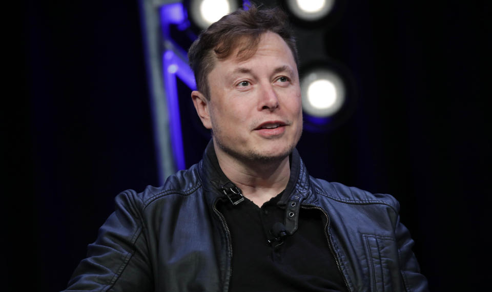 WASHINGTON DC, USA - MARCH 9: Elon Musk, Founder and Chief Engineer of SpaceX, speaks during the Satellite 2020 Conference in Washington, DC, United States on March 9, 2020. (Photo by Yasin Ozturk/Anadolu Agency via Getty Images)