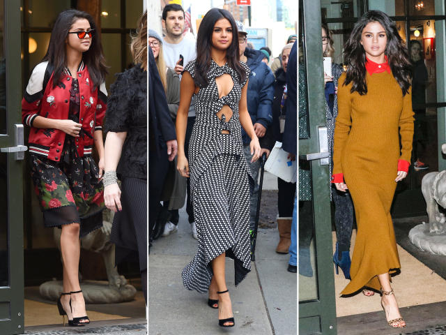 Selena Gomez Wears Three Outfits in One Day - Selena Gomez in