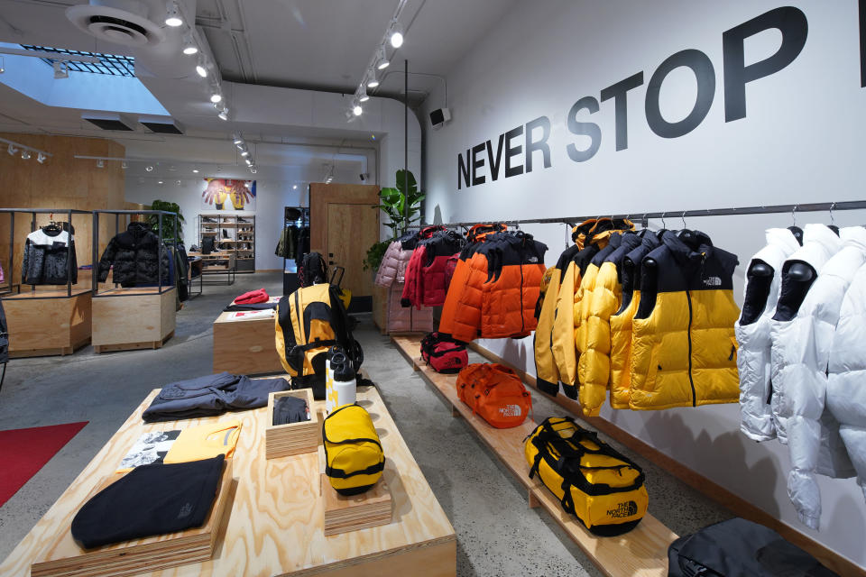 The North Face store in Brooklyn. - Credit: George Chinsee/WWD