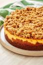 <p>This will quickly become one of your favorite fall desserts.</p><p>Get the recipe from <a href="https://www.delish.com/holiday-recipes/thanksgiving/a29177922/sweet-potato-cheesecake-recipe/" rel="nofollow noopener" target="_blank" data-ylk="slk:Delish;elm:context_link;itc:0;sec:content-canvas" class="link ">Delish</a>.</p>